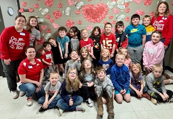 South Fork Elementary students recently raised $1,210 to support Ronald McDonald Houses of the Ozarks, a cause that holds special significance for many in the school community. Some students and their families have directly benefited from the organization&rsquo;s support, making the fundraiser even more meaningful, said West Plains R-7 District officials. Kindergarten students led the effort by contributing $380. As a reward for their generosity, they earned a Happy Meal party, courtesy of local McDonald's restaurants. Shown are students in Abby Hensley, Mindy Hoopes and Camisha Hunter&rsquo;s classes.