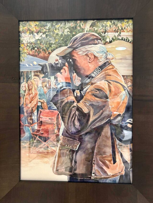Best of Show in the recent Spring Art Show hosted by the Harlin Museum of West Plains was awarded to Beth Ivens, Henderson, ARk., for her watercolor painting, &ldquo;Point of View.&rdquo;
