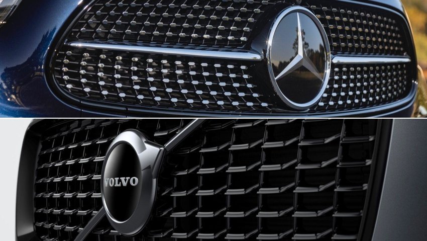 Daimler AG, maker of Mercedes-Benz models, and Geely Holding Group, producer of Volvo vehicles, are teaming up to produce hybrid powertrains in China. (Mercedes-Benz USA and Volvo Car USA)