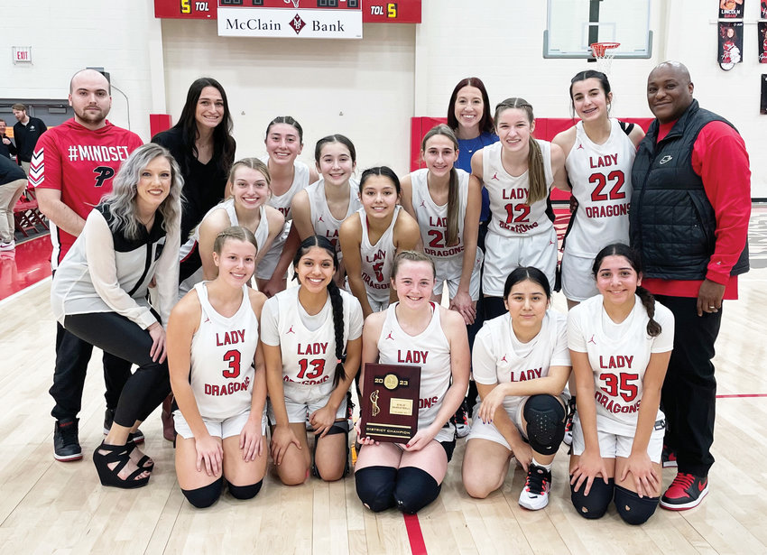 The Purcell girls basketball team claimed the District championship Saturday night after defeating Lexington 41-28. They moved on to the Regional tournament where they play Frederick tonight (Thursday) at 6 p.m. at the Reimer Center.