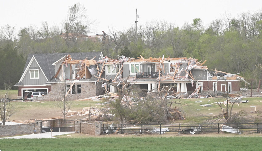 The destructive EF-3 tornado that ripped through Cole April 19 destroyed an estimated 34 homes and damaged an estimated 76 others.