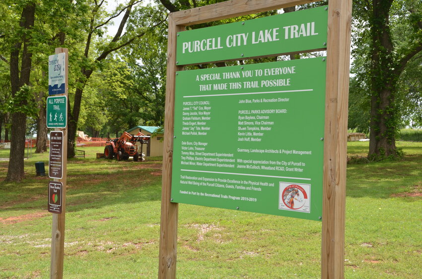 After months of work, city officials have finished constructing a trail that will allow residents to walk around the entirety of Purcell Lake.