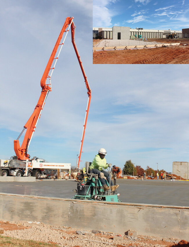 Mid-America Tech&rsquo;s Administration Building safe room walls are up, floors are being poured and the IT Building server room walls are up!