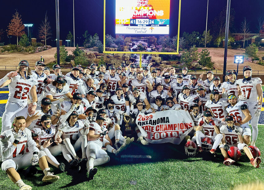 They did it again going undefeated and defeating Millwood in come-from-behind fashion for the State Championship. The title game was played last Saturday night at Chad Richison Stadium at the University of Central Oklahoma where the Warriors posted a 41-24 victory.