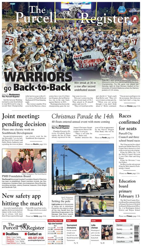 Oct 19, 2023 - Purcell Register