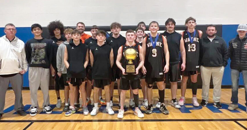 The Wayne Bulldogs got wins over Ringling (66-31), Healdton (61-50) and Wynnewood (55-30) to take home the Healdton tournament trophy. Jaxon Dill and Wyatt Webster were named to the All-Tournament team.