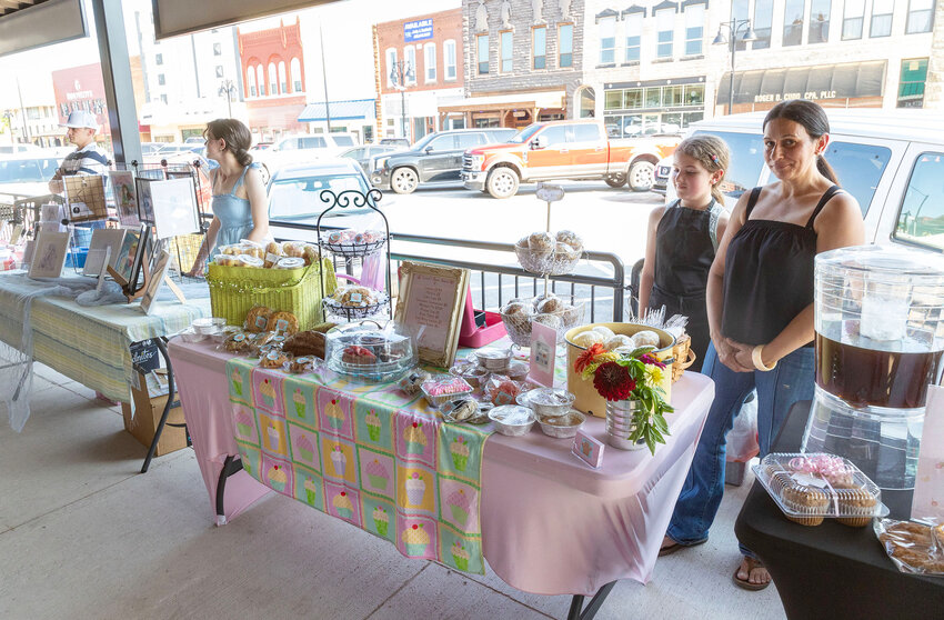 Downtown Purcell was a busy place last Friday during the second Art Walk of the summer season.