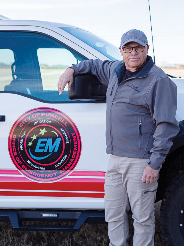 Purcell’s Emergency Management Director Andy Pipes has been well trained for the position.