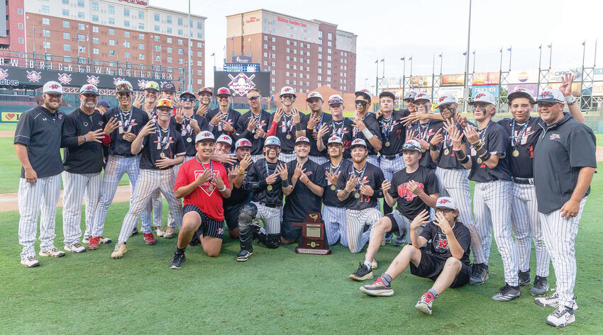 The Washington Warrior baseball team defeated Marlow 10-5 Saturday to claim their fourth-straight Class 3A championship.