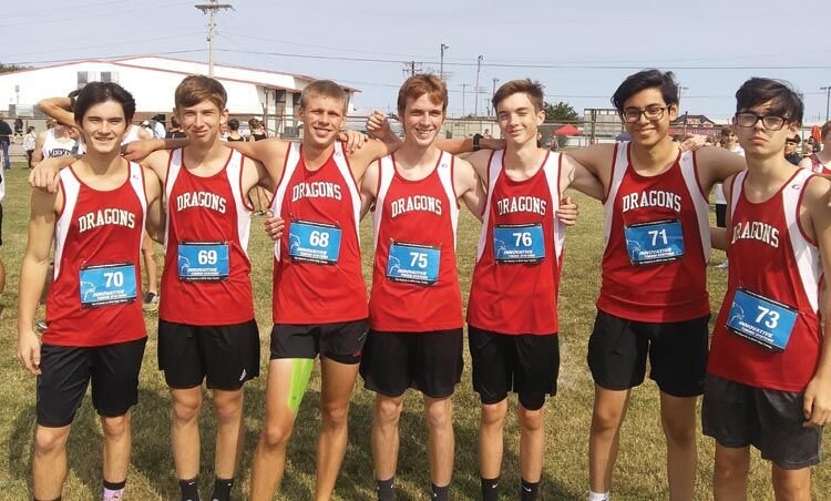 Purcell’s Cross Country team finished sixth at the Lexington Invitational Cross Country competition last Friday. Team members are Kyle Ginn, Cade Smith, Zach Idlett, Ronan Little, Bradon Rowden, Bryson Teel and Carlos Pacheco.