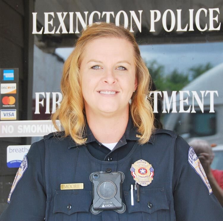 Michelle Moore assumed the duties of police chief at Lexington July 1. The Army veteran joined the department as a dispatcher in 2013.