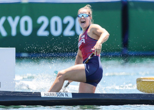 Nevin Harrison won gold at the recent Tokyo Olympics. On Saturday she and silver medalist Adam Varga will head an exciting class of world-class canoe sprint paddlers in the International Canoe Federation Canoe Sprint Super Cup on the Oklahoma River in downtown Oklahoma City.
