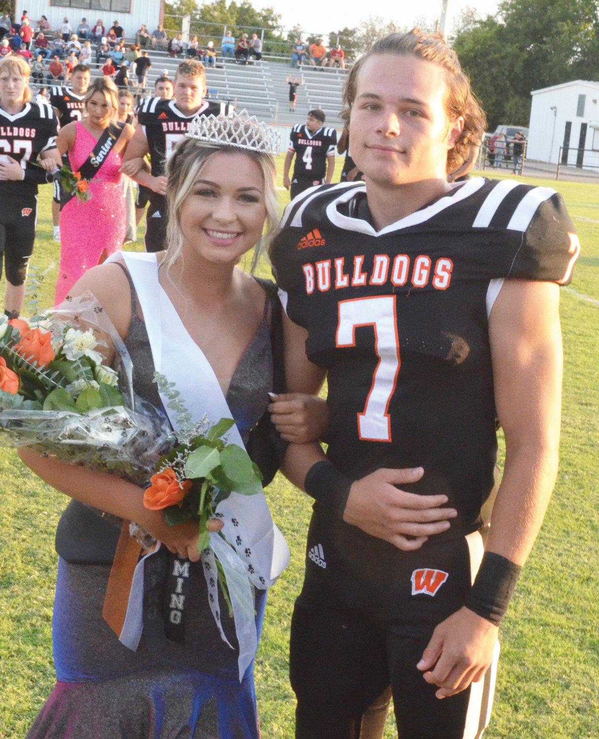 Homecoming Queen Haiden Parker and king Ethan Mullins were crowned Friday night during Wayne’s festivities at D.S. Zack Powell Stadium.
