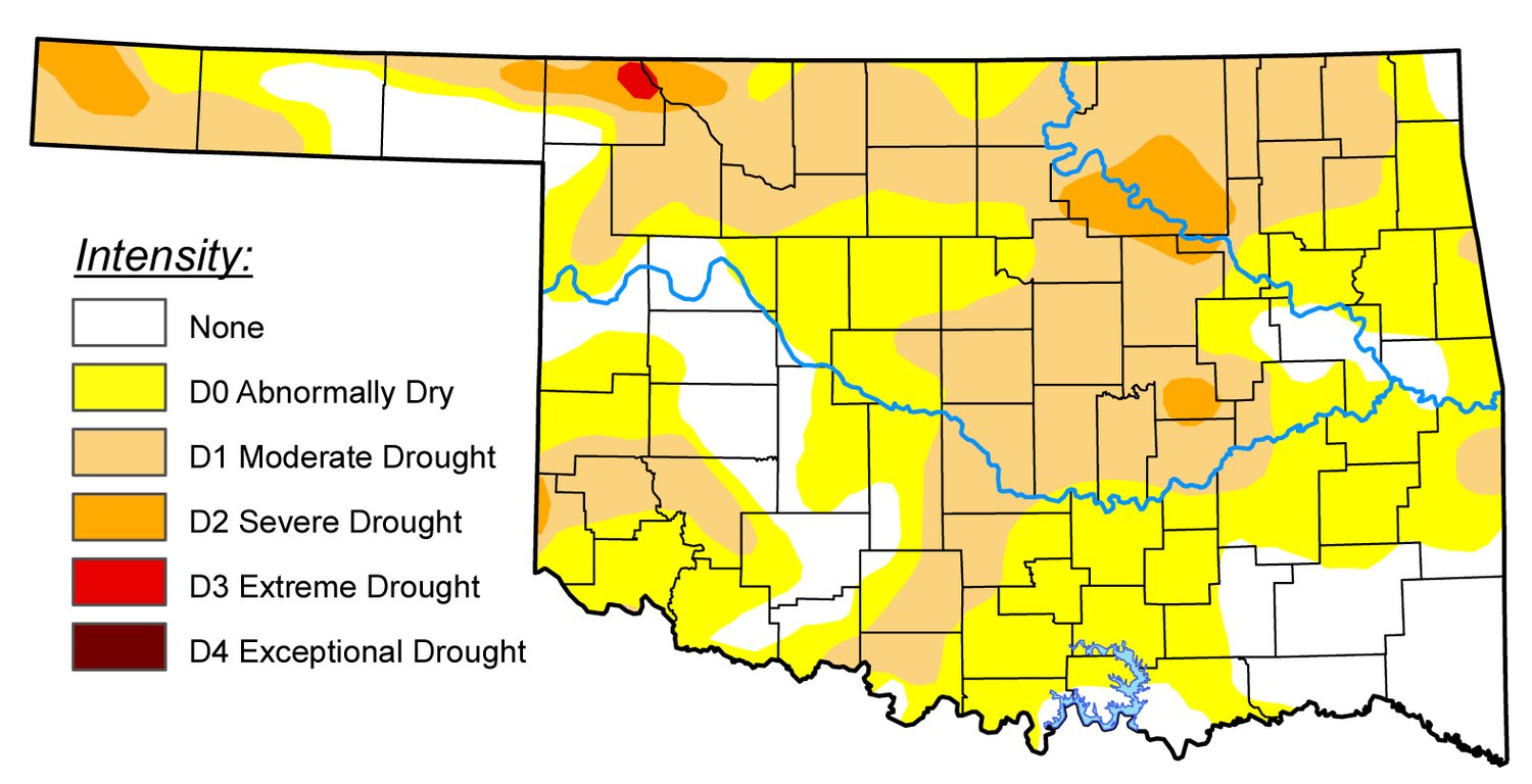 Oklahoma drought monitor