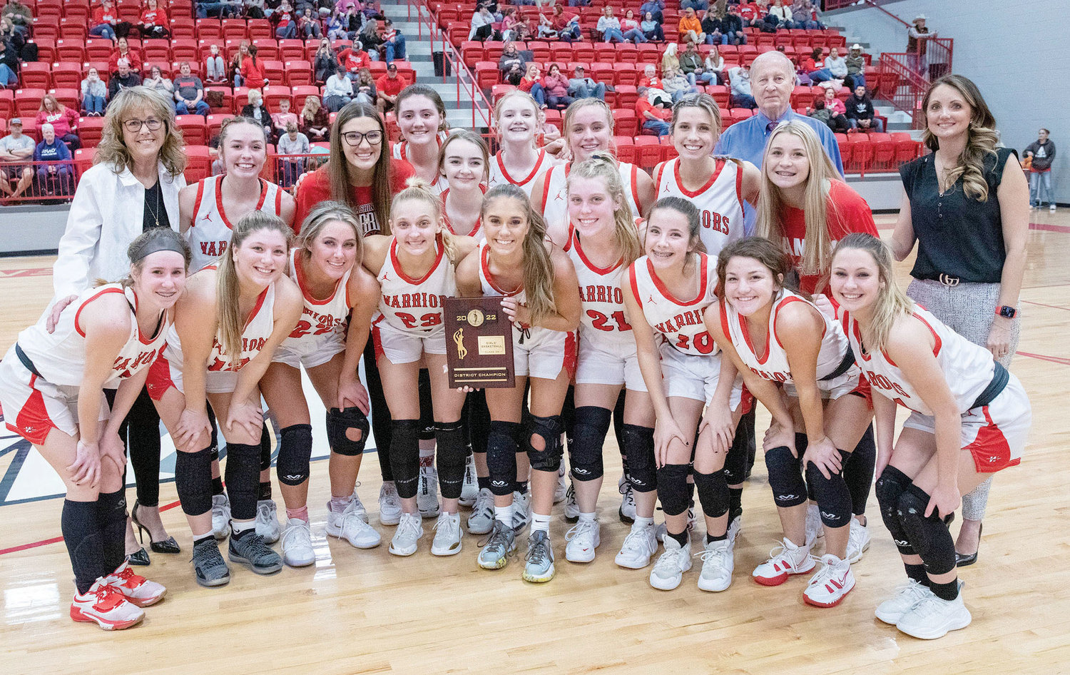 The Washington Warriors defeated Chisholm 46-34 Saturday to claim the District tournament. Washington plays Perry in the Regional tournament.