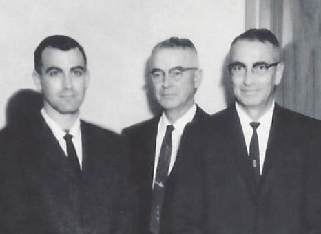 The Sherman family presence added a generation in the 1950s when Don Sherman, left, posed with Earl Sherman, center, and Neil Sherman.