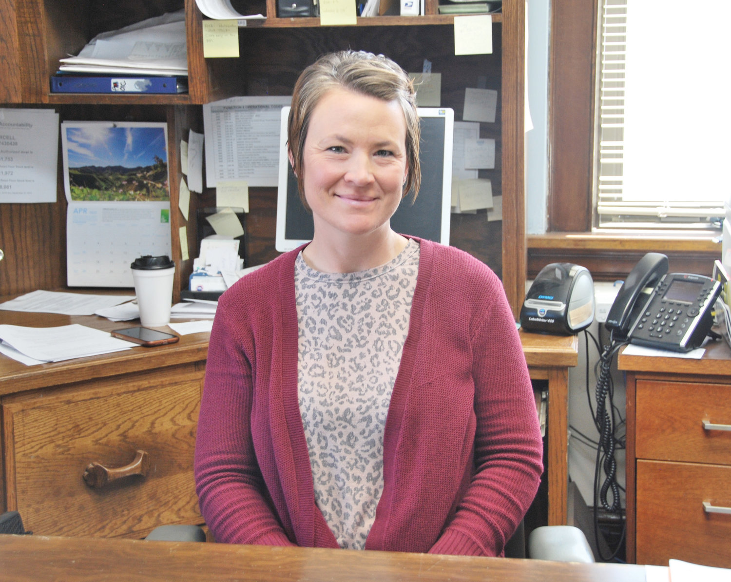 Teanna Giles will officially become the new Purcell Postmaster April 9. She has been serving in an interim capacity for the past few weeks.