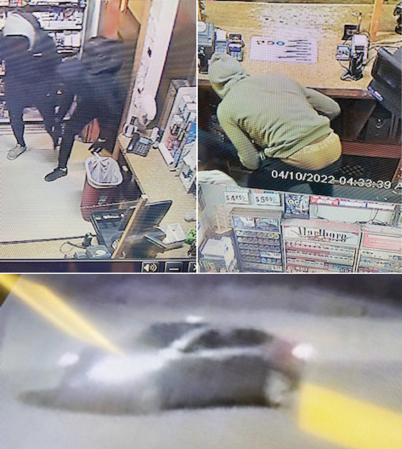 Both McClain County and Purcell Police are investigating burglaries in Purcell, Dibble and Washington. Surveillance video shows people inside the businesses and the get-away vehicle.