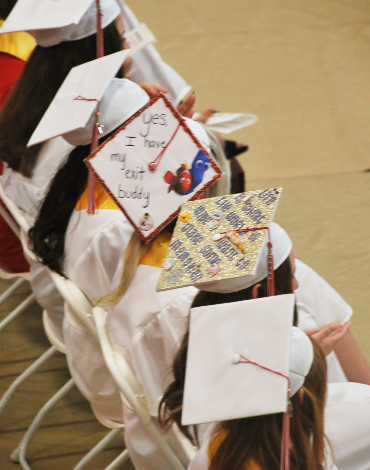 Words of wisdom from some Washington Warrior graduates during last Saturday’s commencement exercises.