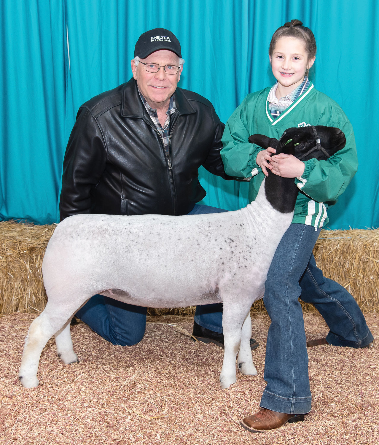 Bentlee Nicklas showed the Grand Champion ewe in the Purcell Livestock Show. Her premium at the Bonus Auction was $650 purchased by Ron Davis Insurance.