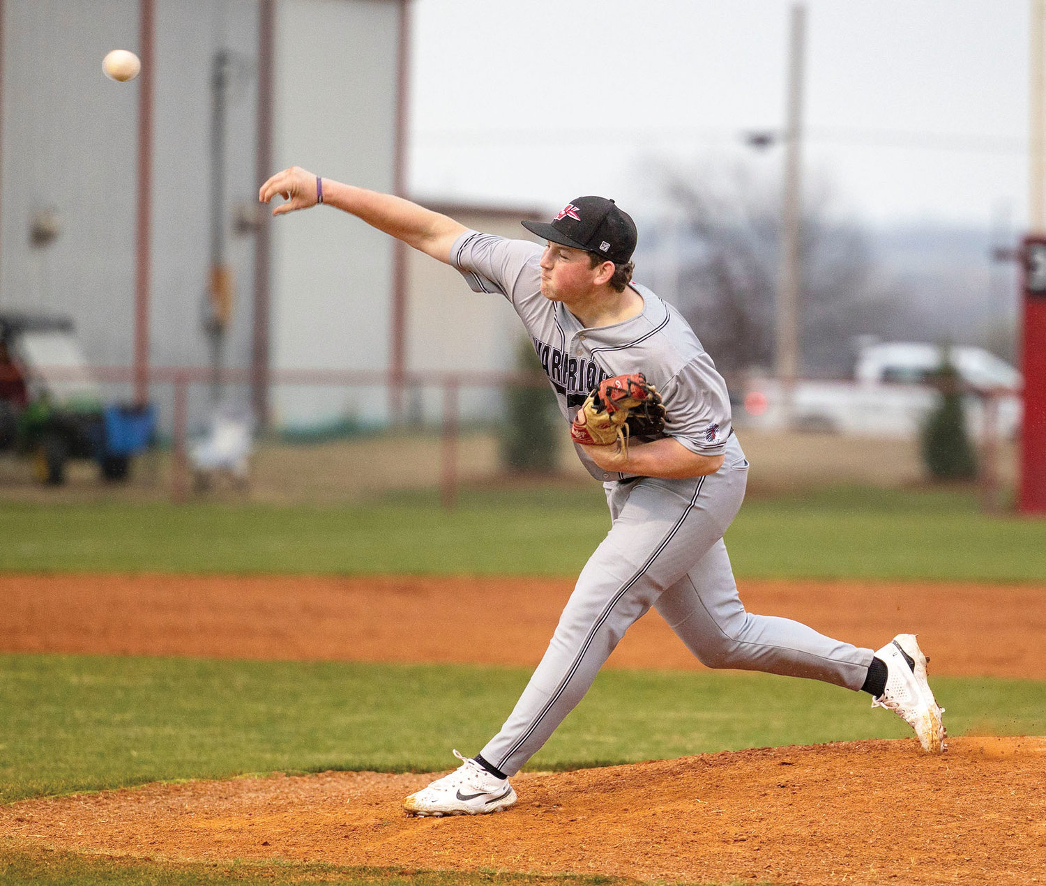 Washington senior Jake Wells lets a pitch go during a recent baseball game. Wells and his Warrior teammates were in Gulf Shores over Spring Break. They went 5-1 in the Gulf Coast Classic, losing in the Championship game to Tuscaloosa County High School.