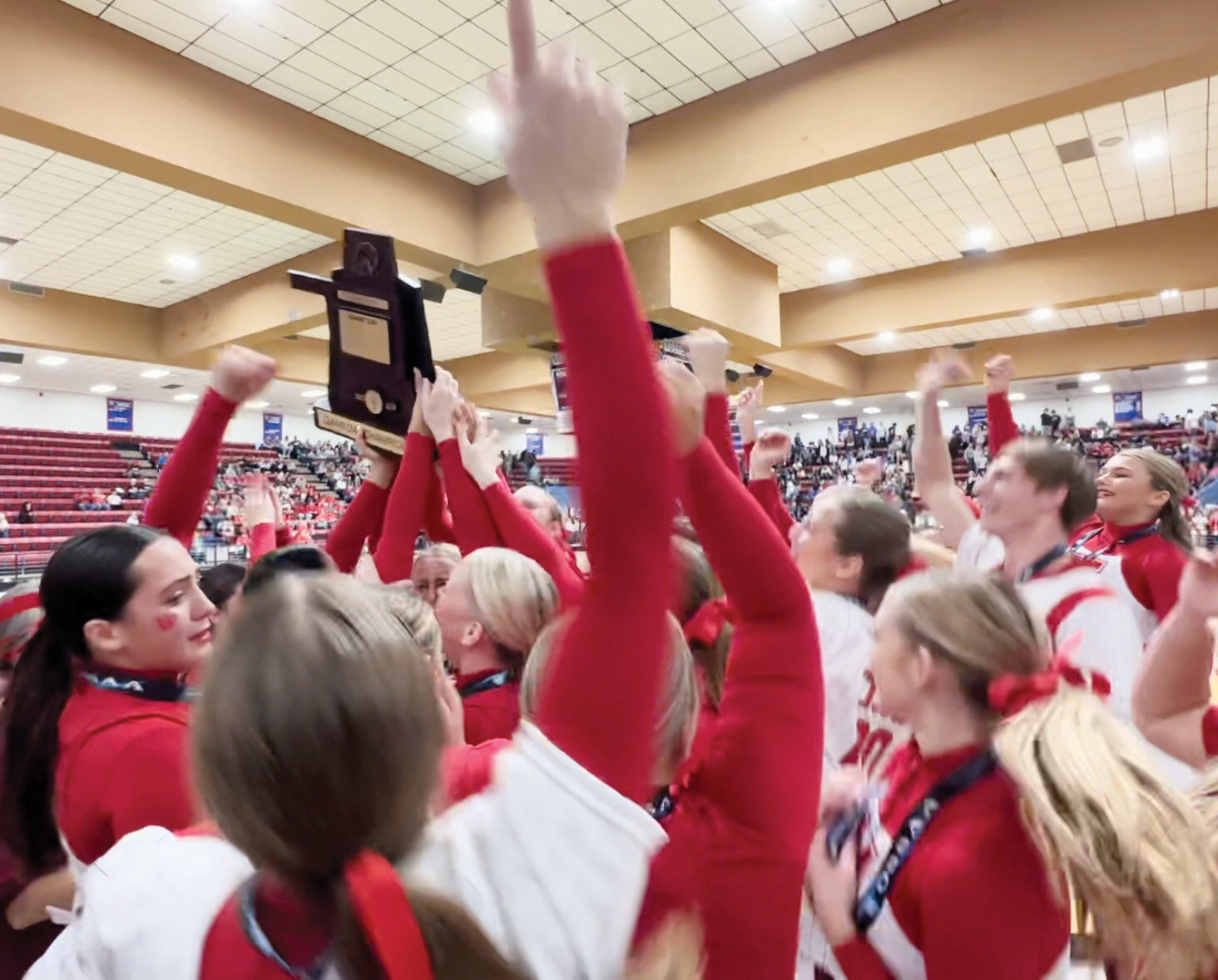 Washington Cheer captured their 15th Cheer State Championship November 11 at Moore High School.