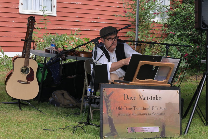 Dave Matsinko played traditional music.
