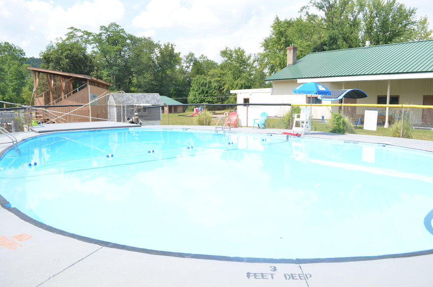 The swimming pool at the Delaware Youth Center, a keystone of the center's operations.