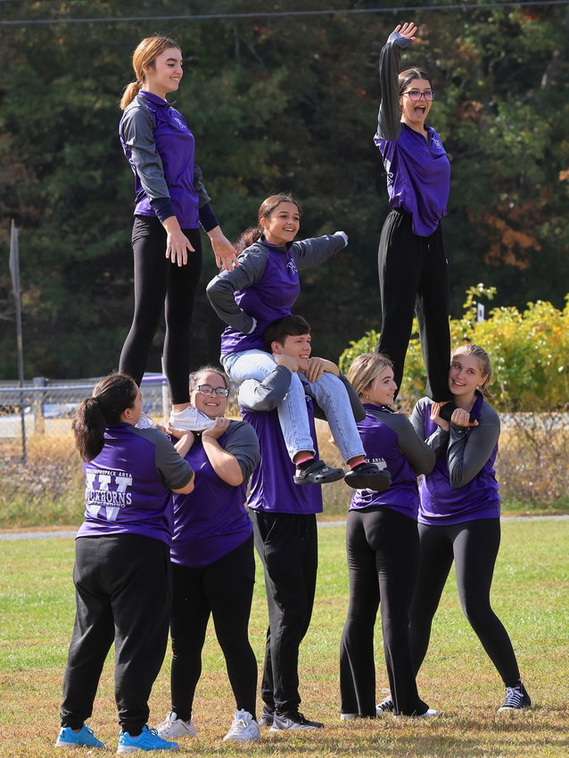 Wallenpaupack Area High School cheerleaders