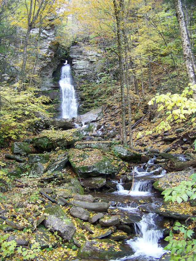 Ryan Trapani from the Catskill Forest Association will discuss the overall condition of the Catskill forest, as well..as what contributed to the forest’s present condition. It takes place on Sunday, November 13. Pictured is Buttermilk Falls in Greene County.