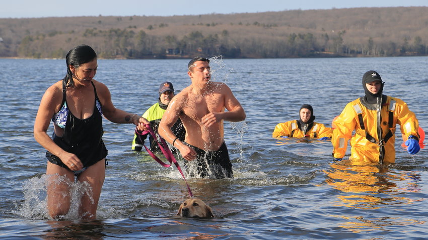 The annual Paupack Polar Plunge has been a fundraiser for the dive teams for quite some time.