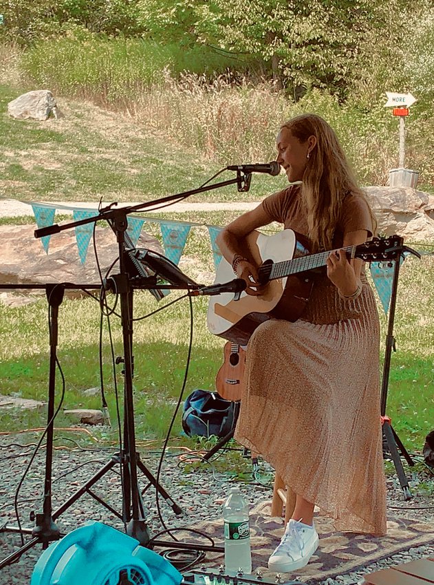 Marlee Olsson performs at Nurnberger Bierhaus in Lake Ariel, PA.