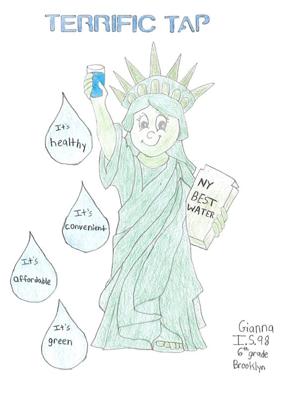 The DEP’s Art and Poetry program helps raise awareness about the importance of clean, high-quality drinking water, and what it takes to maintain New York City’s water supply and wastewater treatment systems. The annual contest encourages kids to think about what water means to themselves and the world around them.