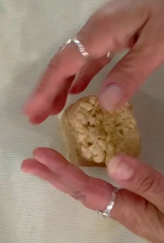 Sculpt the body out of rice-cereal treats.