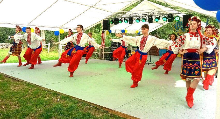Ukrainian dancers wowed the audience at the St. Volodymyr UCC festival in Glen Spey.