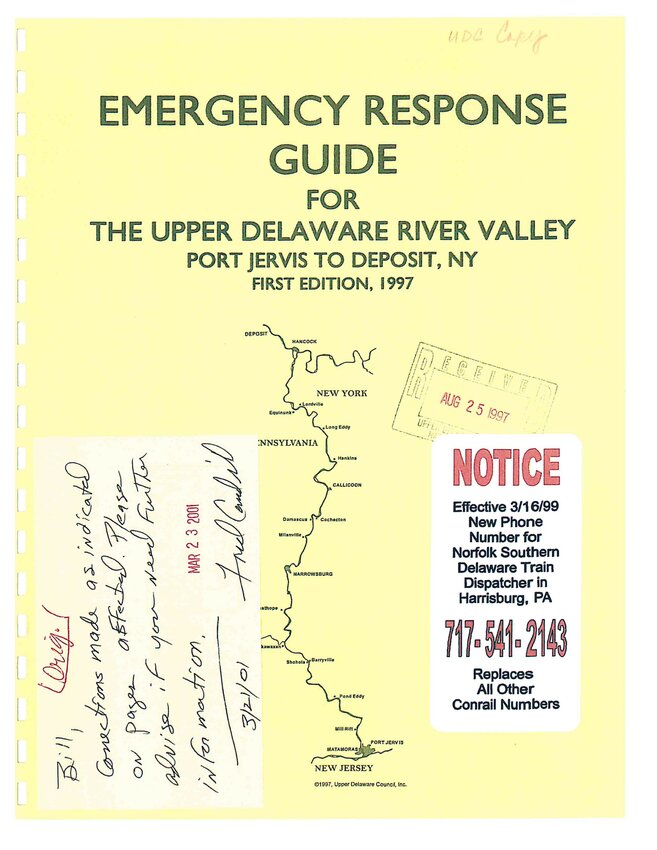 The 1997 Emergency Response Guide for the Upper Delaware