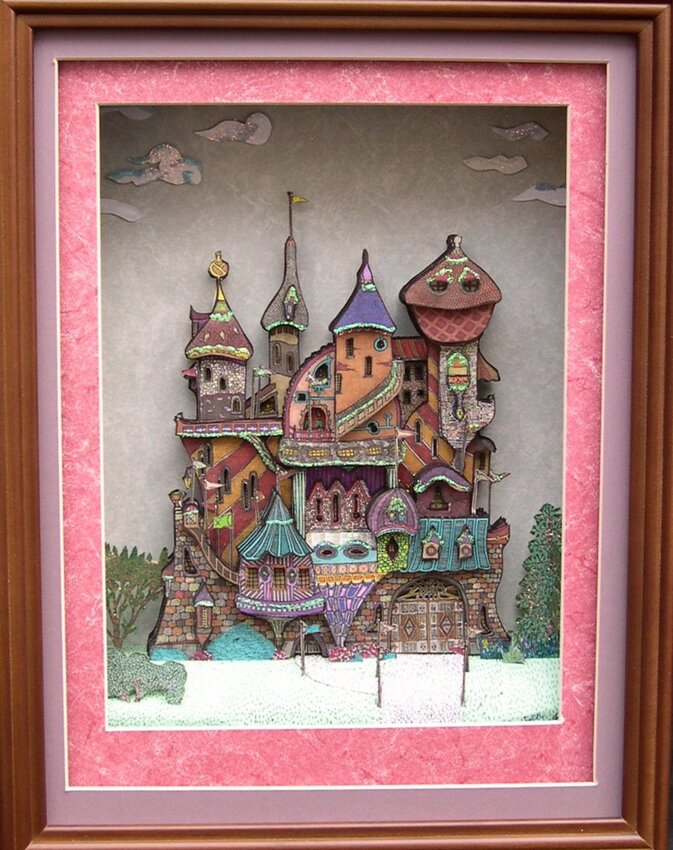 "Fantasy Castle" by Chris Hobbs is on view at the ARTery Gallery in Milford, PA.