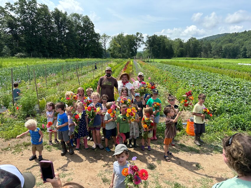 Farm Arts Collective hosts plays, workshops and other events at Willow Wisp Organic Farm in Damascus, PA. Pictured is a past kids' workshop.