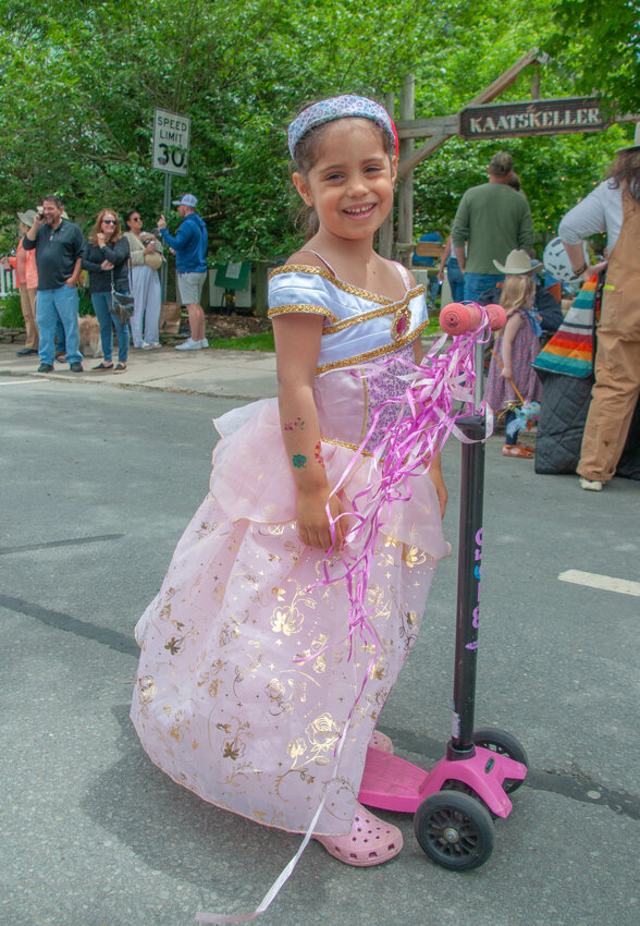 Five-year-old Princess Esme made it easy for me to put on a happy face at the 18th annual Livingston Manor Trout Parade last weekend.