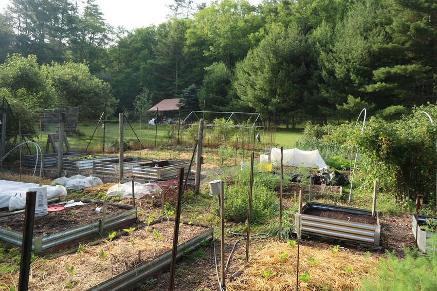 The garden has expanded three times over the years.