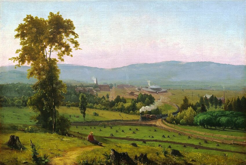 George Inness, "The Lackawanna Valley," ca. 1855