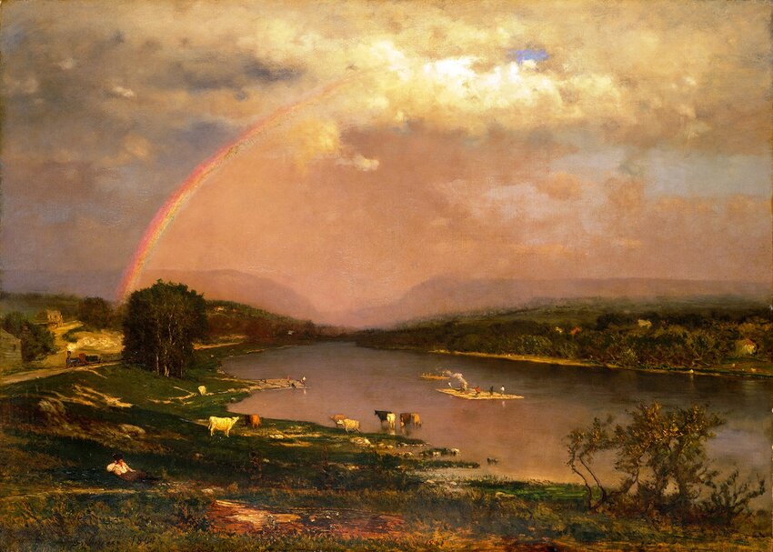 George Innes, "Delaware Water Gap," 1861.