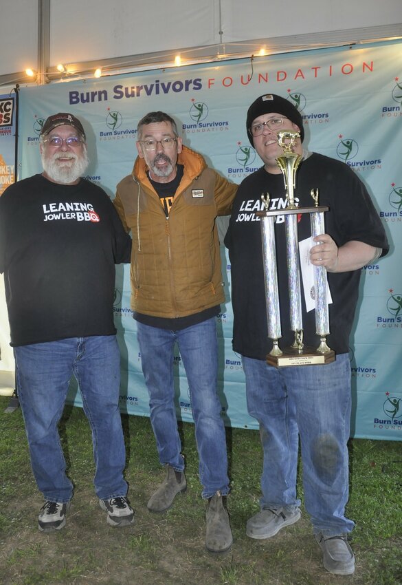 The winning Leaning Jowler BBQ team from Pennsylvania.