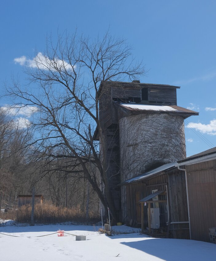 The Callicoon coal silos are currently in a state of disrepair.
