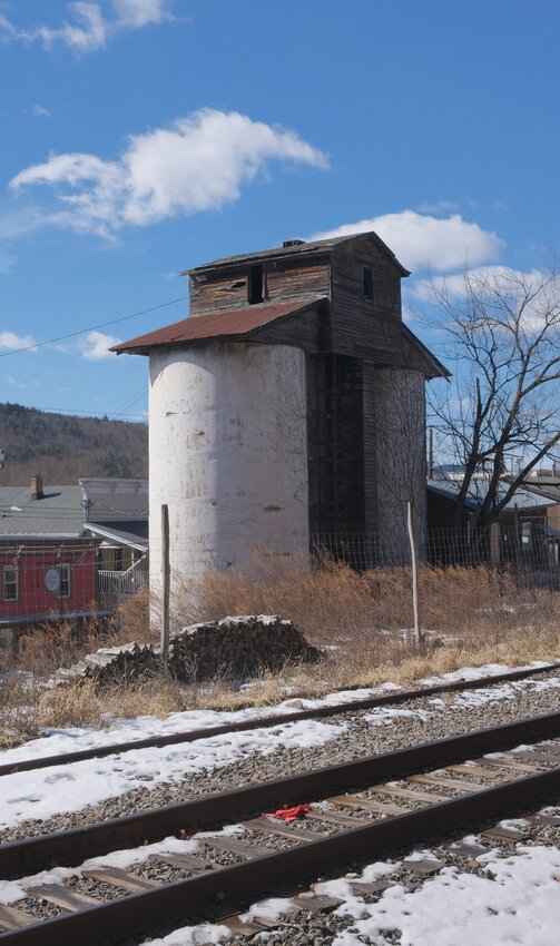 The Callicoon coal silos are currently in a state of disrepair.