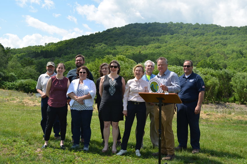 Assemblywoman Aileen Gunther joined the Friends of the Upper Delaware River, the U.S. Fish and Wildlife Service, the Upper Delaware Council, Senator Mike Martucci&rsquo;s office and others.