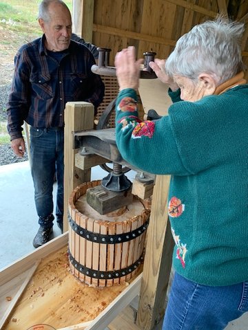 Experience old-fashioned cider-making with a human-powered cider press at Time and the Valleys Museum.