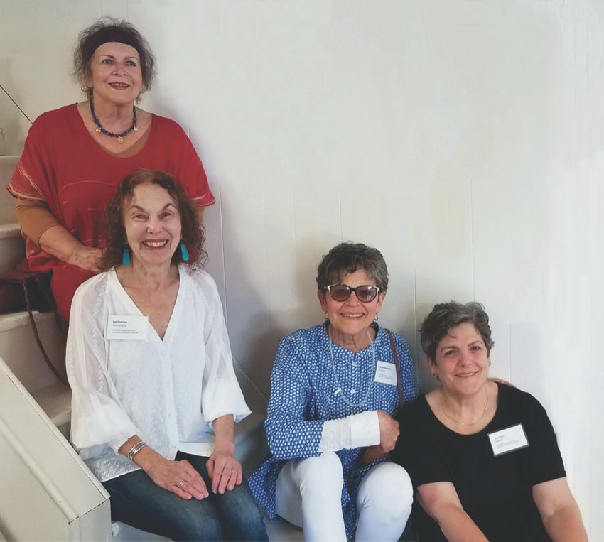 &quot;Four/For&quot; reminds us that art is a cornerstone of democracy. Pictured are the exhibited artists, Marjorie Morrow, top left; Gail Tuchman; Miriam Hernandez and Alexis Siroc.