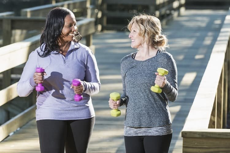 Being physically active can help reduce your risk of breast cancer.