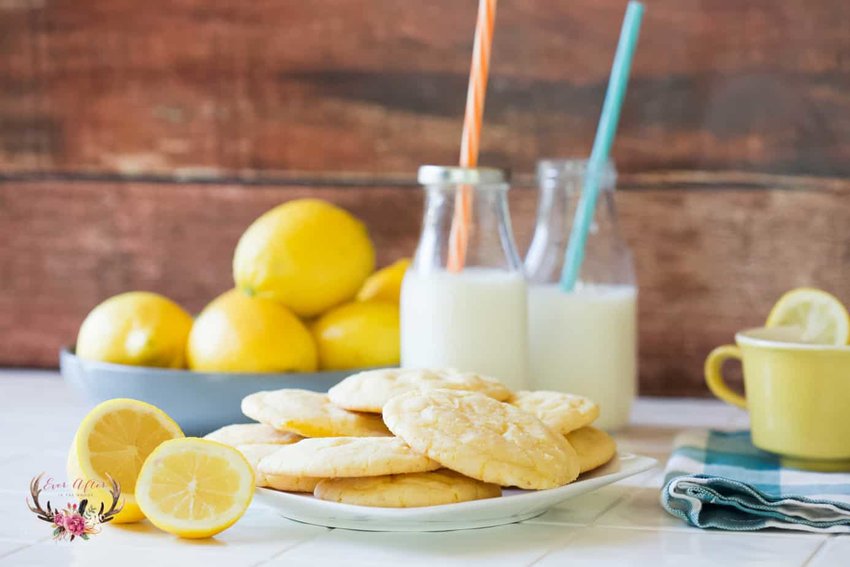 Lemon tea cookies are a perfect treat for spring.